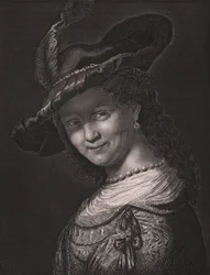 Portrait of Saskia van Uylenburgh, wife of Rembrandt