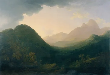 A View in the Lake District, possibly from the Duddon Valley