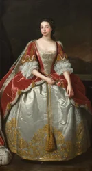 Portrait of Frances Thynne, wife of Algernon, 7th Duke of Somerset