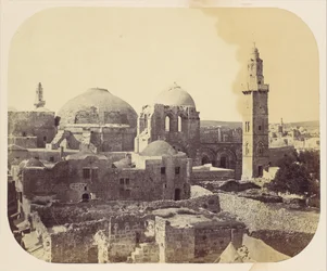 Dome of the Holy Sepulchre, Jerusalem, 1860s