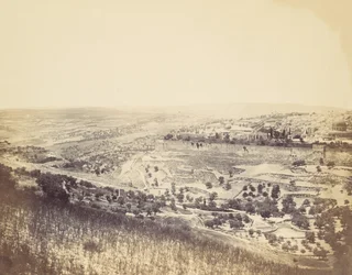 Garden of Gethsemane and View of Jerusalem