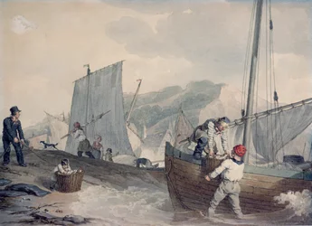 Fishing Boats Unloading