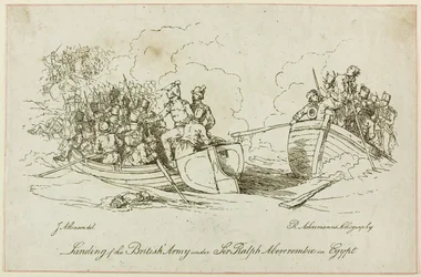 Landing of British Army under Abercrombie