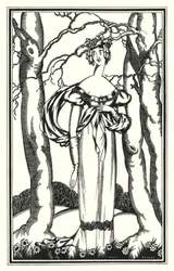 Illustration for Don Juan by Lord Byron: Lady Adeline, My Dian of the Ephesians