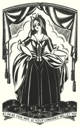 Illustration for Tristram Shandy by Laurence Sterne