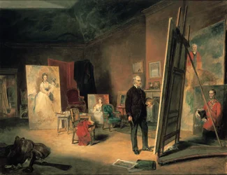 Portrait of Sir Francis Grant in his Studio, 1866