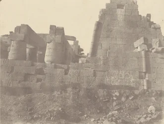 Karnak, Hypostyle Hall, North Wall, Exterior Face, No. 1 bis
