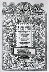 Titlepage of The Cosmographical Glass, 1559