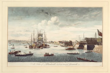 A View of Blackwall Looking Towards Greenwich