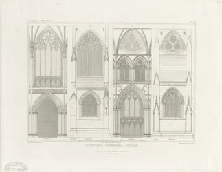 Interior of Lichfield Cathedral - Nave and Choir