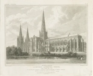 Lichfield Cathedral - South East View