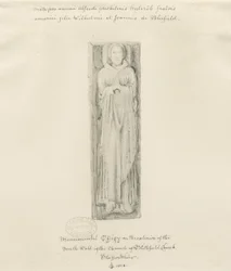 Blithfield Church - Monumental Effigy