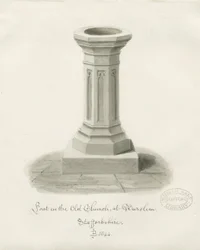Burslem - Font at St. John