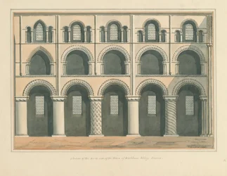 Section of the North Side of the Nave, Waltham Abbey