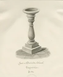 Font in Barlaston Church