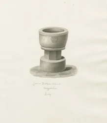 Font in Dilhorne Church