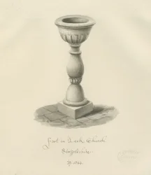 Font in Leek Church