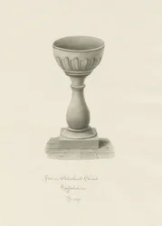 Font in Patshull Church