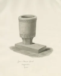 Font in Standon Church