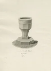 Font in Statfold Chapel