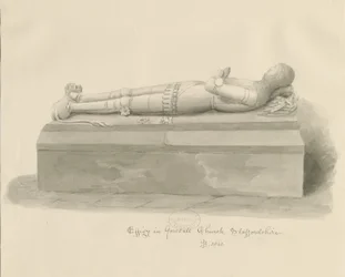Gnosall Church - Effigy