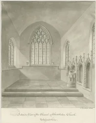 Interior of Cheddleton Church
