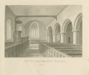 Interior of High Offley Church