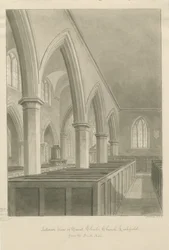 Lichfield - Interior of St. Chad