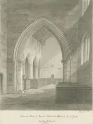 Lichfield - Interior of St. Michael