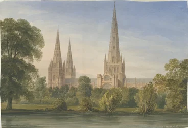 Lichfield Cathedral - South South East View