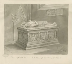 Stafford - Aston Monument in St. Mary