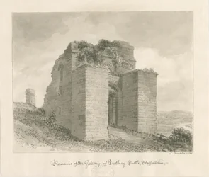 Tutbury Castle - Remains of the Gateway