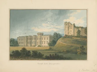 Wales - Glamorganshire - Cardiff Castle, 1815