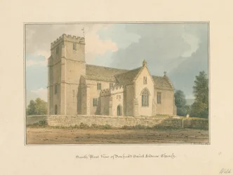 Wiltshire - Donhead Saint Andrew Church, 1817