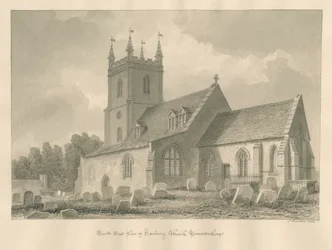 Hanbury Church, 1833