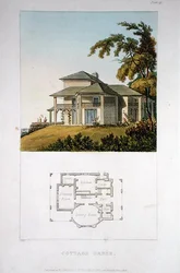 A Cottage Ornee, from Ackermann