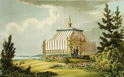 A Venetian Tent, from Ackermann
