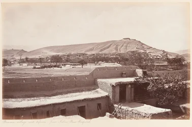 Bemaru village and defenses from native base hospital, 1879