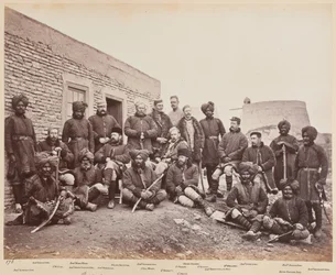 British and Native Officers, 3rd Sikhs, 1879