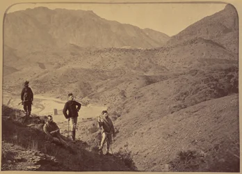 Soldiers on Hillside