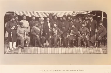 The Amir Yakub Khan and Sirdars of Kabul