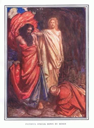 Faithful Struck Down by Moses