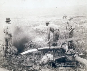Hydraulic mining, Rockerville