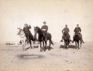 Viewing Hostile Indian Camp, 1891