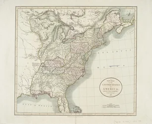 A new map of the United States of America, from the latest authorities