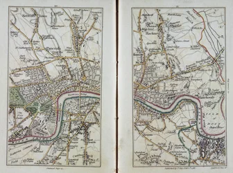 Map of East London, plates 20-21, from 