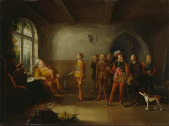 Falstaff and the Recruits, from 