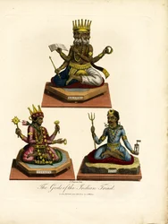 The Gods of the Indian Triad