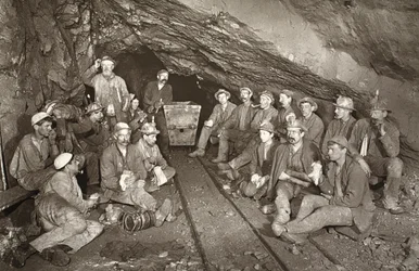 "Croust time", East Pool mine, illustration from 