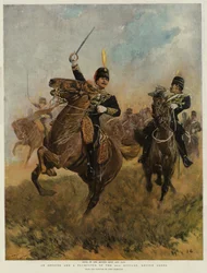 An Officer and a Trumpeter of the 20th Hussars, Review Order